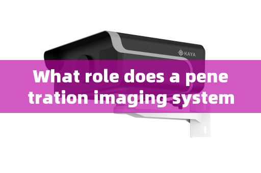 What role does a penetration imaging system play in counter-terrorism inspections in crowded places? What role does a penetration imaging system play in counter-terrorism inspections in crowded places?
