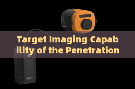 Target Imaging Capability of the Penetration Imager with Strong Light Suppression Imaging in Strong Backlight Conditions