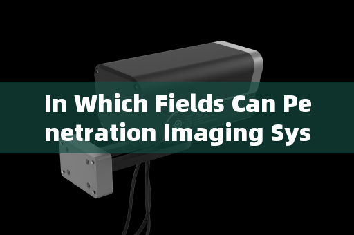 In Which Fields Can Penetration Imaging Systems Be Applied?