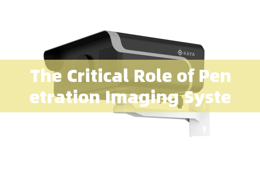 The Critical Role of Penetration Imaging Systems in Border Smuggling Reconnaissance