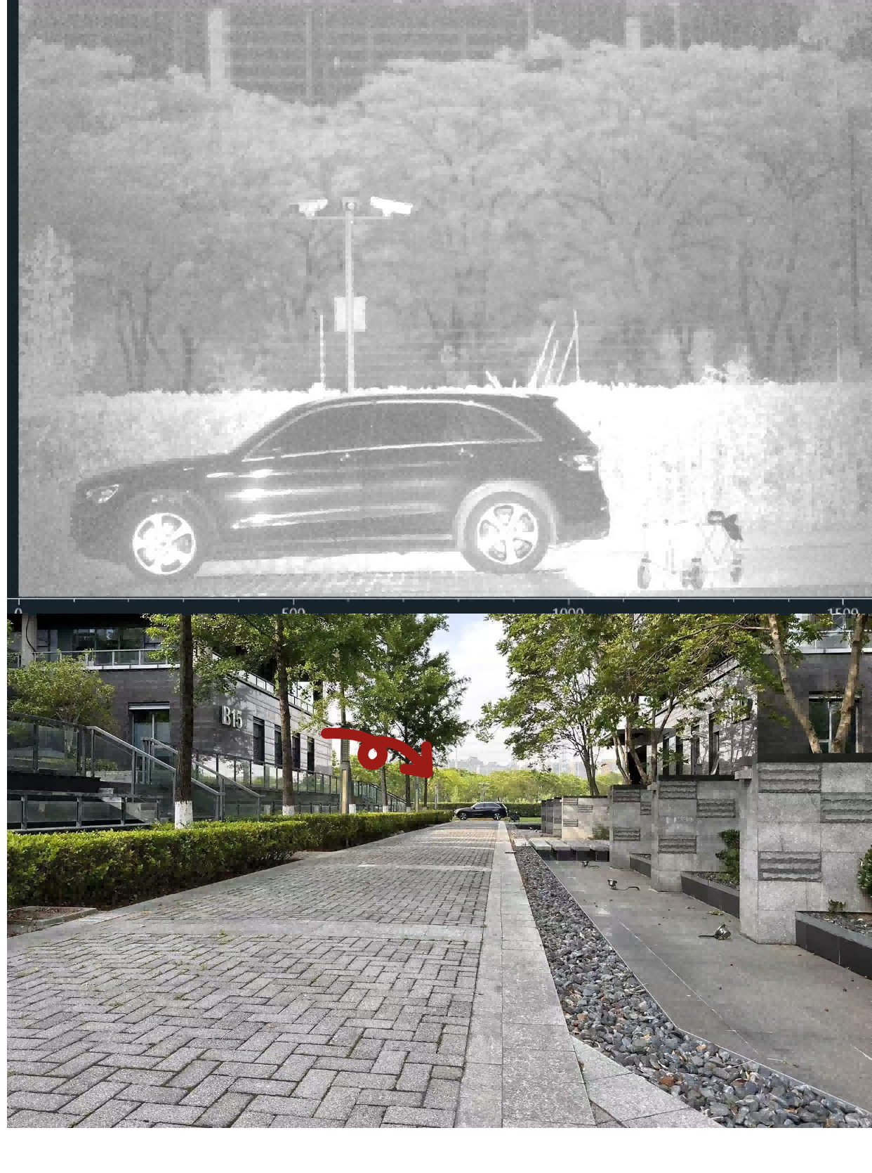 see through vehicle window|vehicle window-penetrating imaging